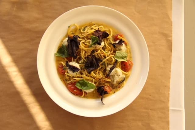 Signature handmade pasta at Ellie's
